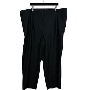 NEW! H&M Ankle Trouser Pant Lighteweight Black Casual - 3X